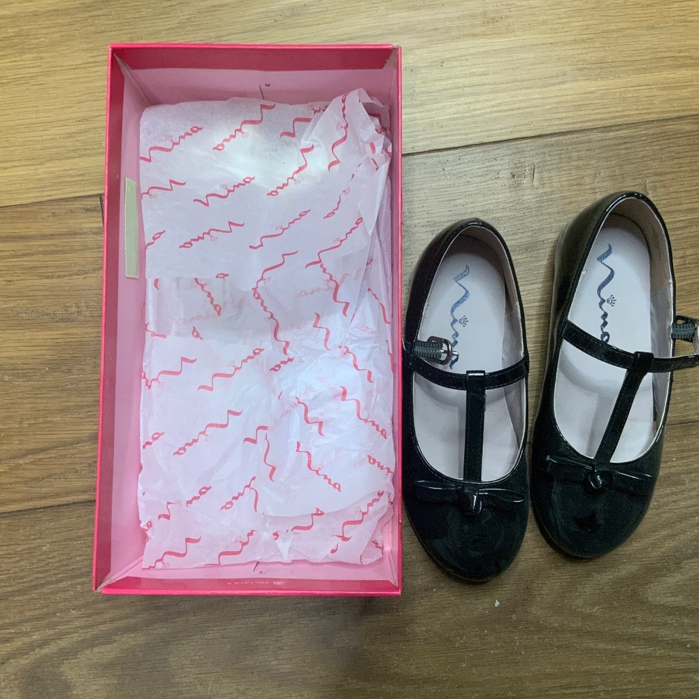 Nina “Jami” Black Patent Shoes
